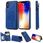 Custodia iPhone X Portacarte Stampa Gatto