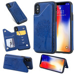 Custodia iPhone X Portacarte Stampa Gatto