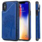 Custodia iPhone X Portacarte Stampa Gatto