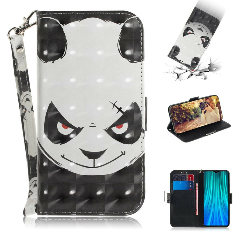 Custodia Xiaomi Redmi Note 8 Pro Angry Panda Strap