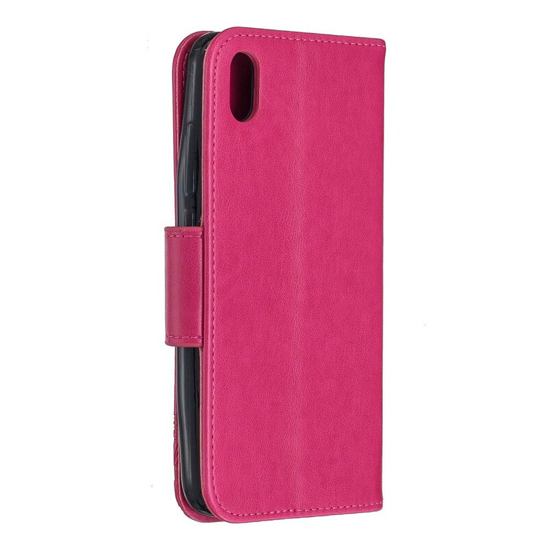 Xiaomi Redmi 7A Custodia con cinturino stampato a farfalla