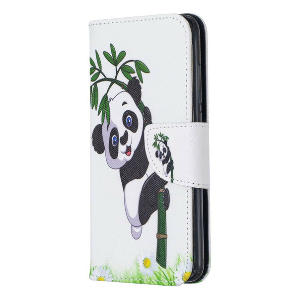 Custodia Xiaomi Redmi 7A Panda su Bamboo