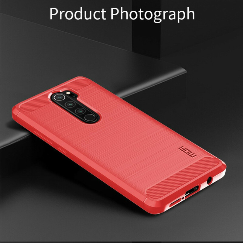 Xiaomi Redmi Note 7 Pro Custodia in fibra di carbonio spazzolata Mofi