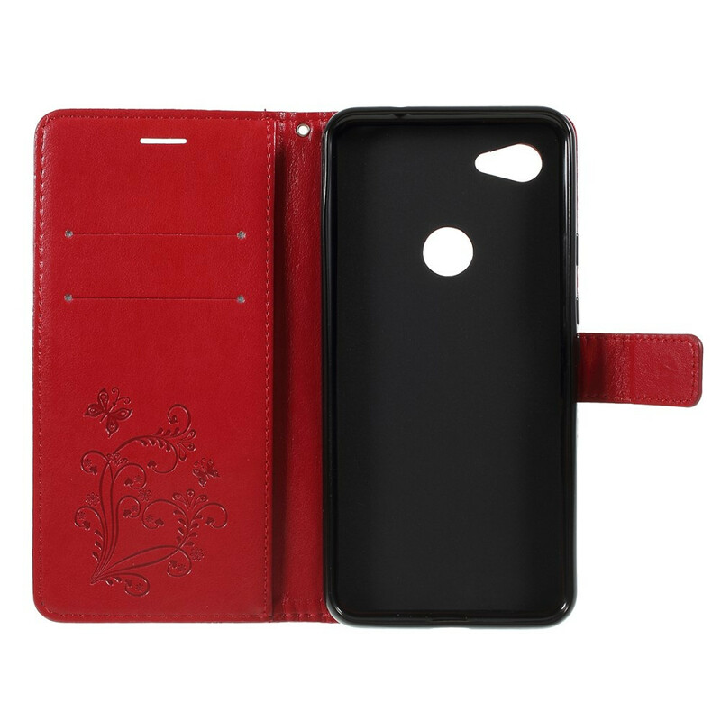 Google Pixel 3A Farfalle giganti Custodia con cordoncino Google Pixel 3A Farfalle giganti Custodia con cordoncino