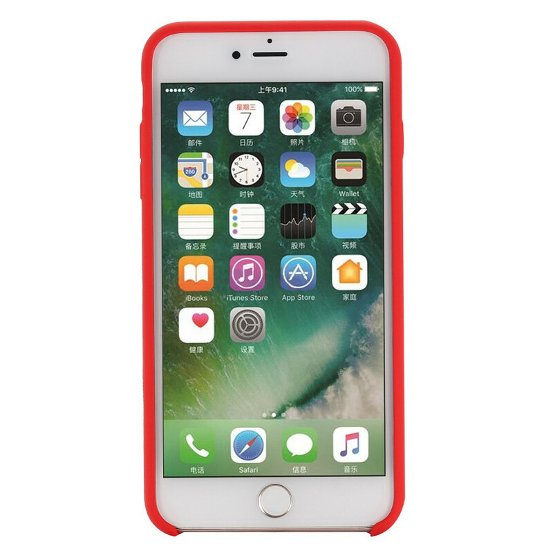 Custodia in silicone liquido per iPhone 8 Plus / 7 Plus