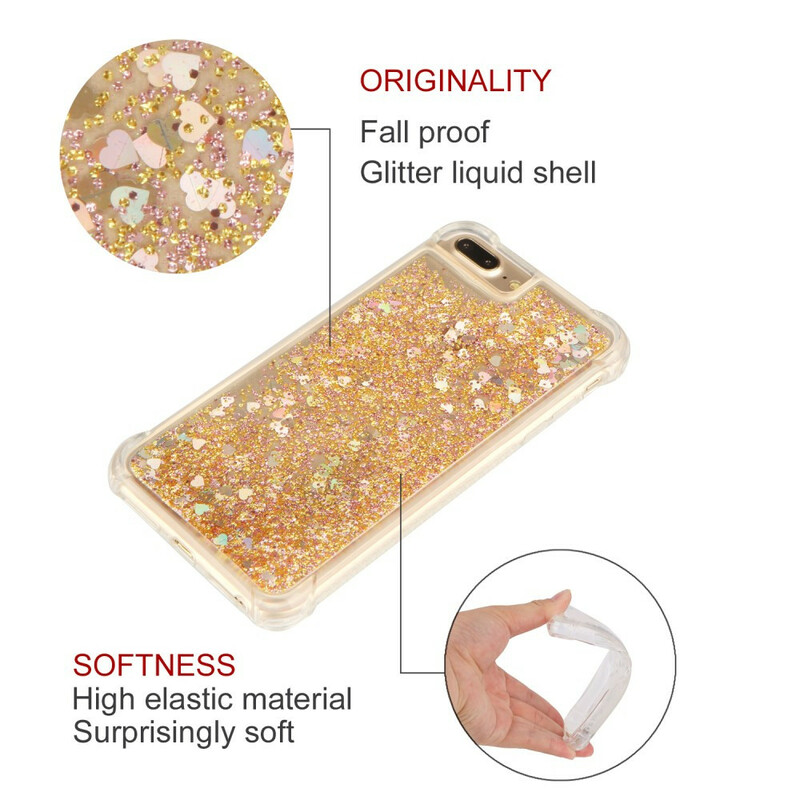 Custodia per iPhone 8 Plus / 7 Plus Glitter