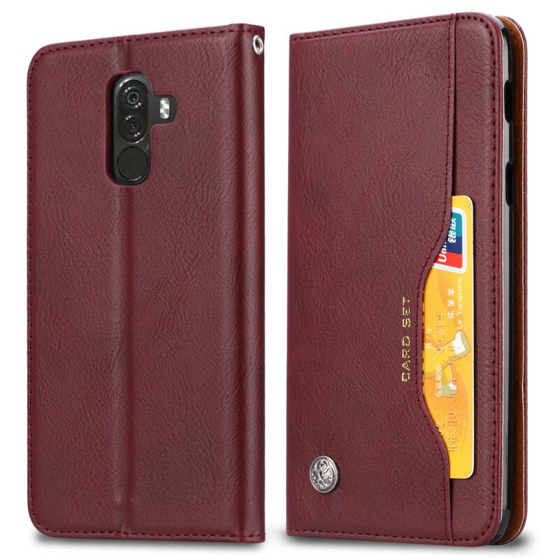 Flip Cover Xiaomi Pocophone F1 Custodia in similpelle per carte di credito