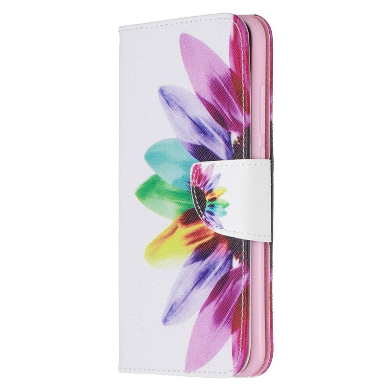 Xiaomi Redmi Note 8 Custodia con fiori acquerellati
