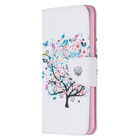 Xiaomi Redmi Note 8 Custodia con albero fiorito