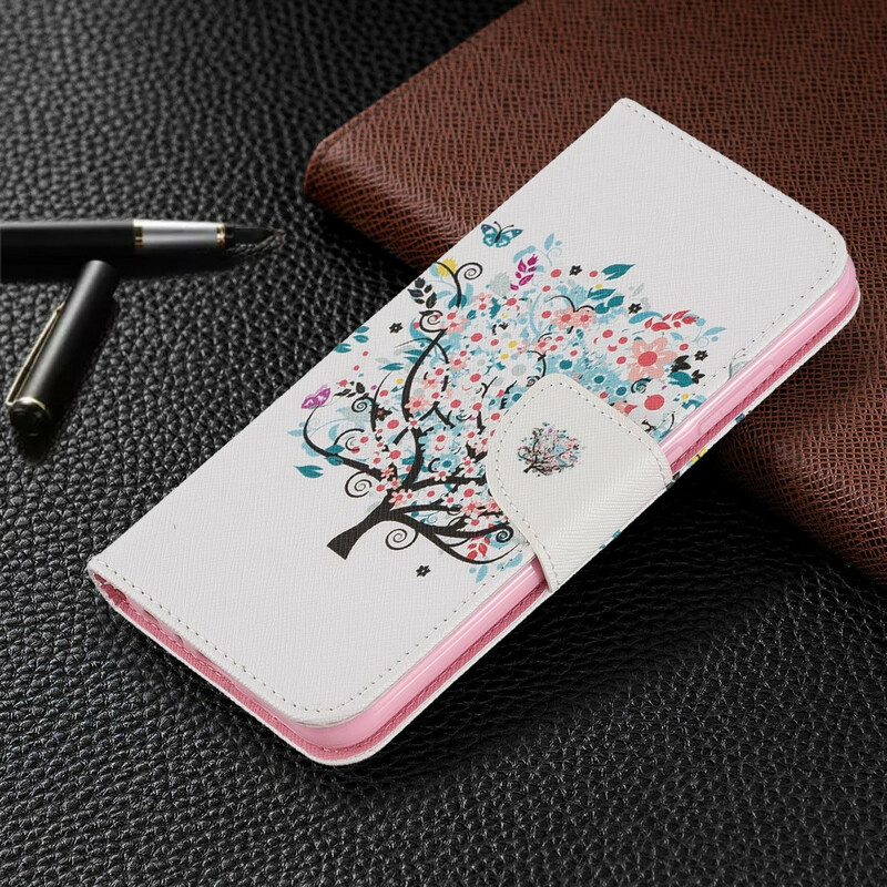 Xiaomi Redmi Note 8 Custodia con albero fiorito