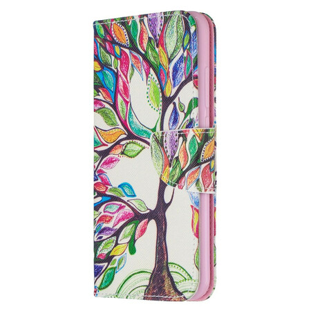 Xiaomi Redmi Note 8 Custodia con albero colorato