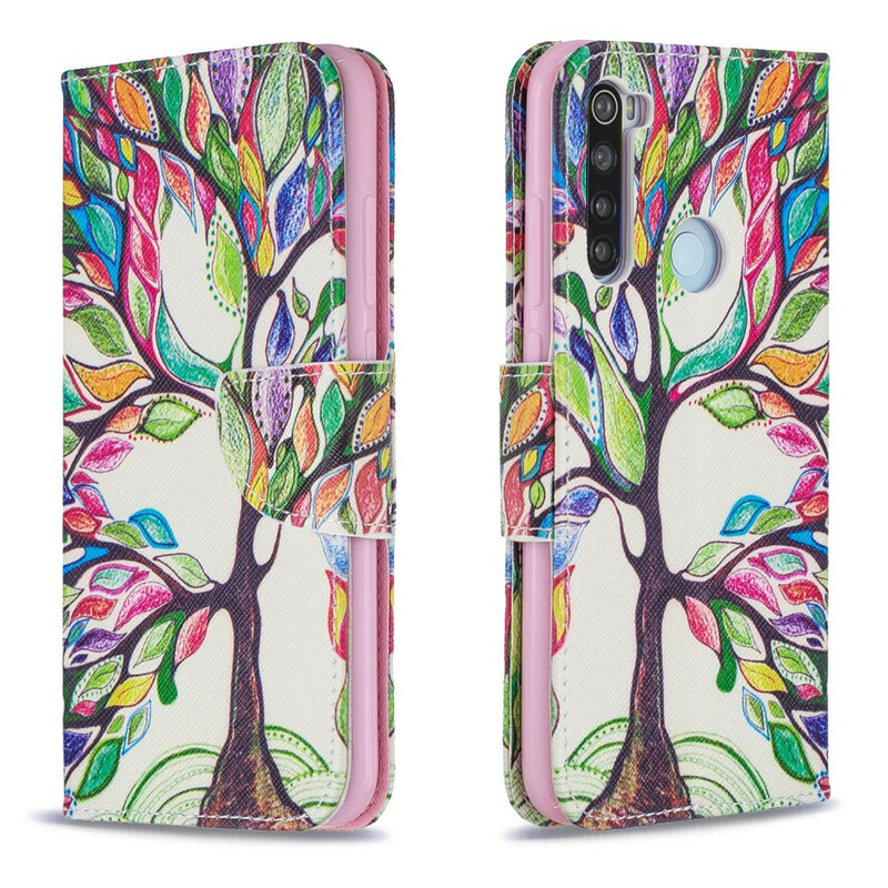 Xiaomi Redmi Note 8 Custodia con albero colorato