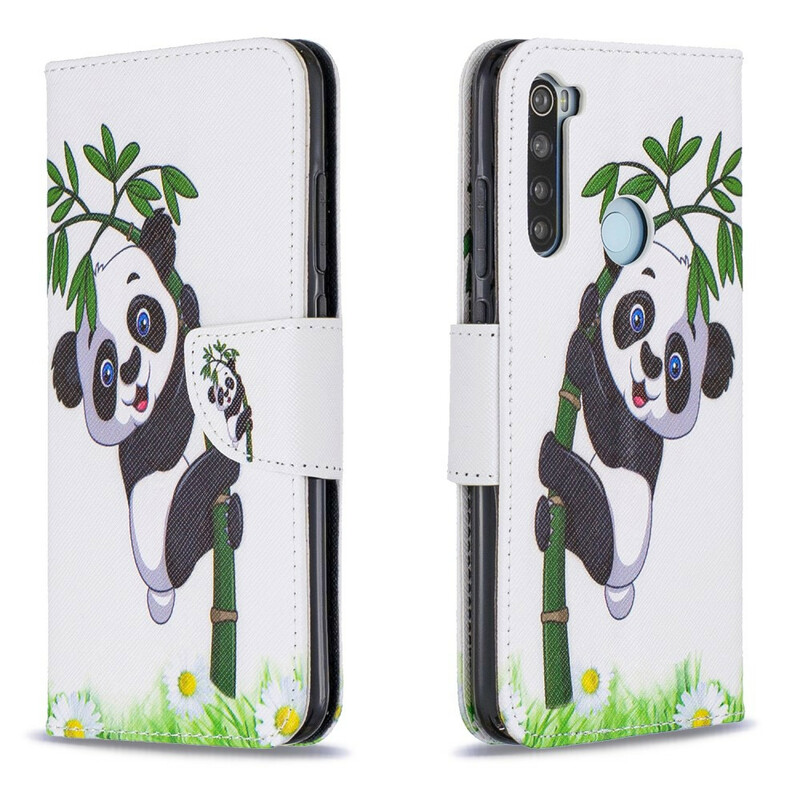 Custodia Xiaomi Redmi Note 8 Panda su bambù