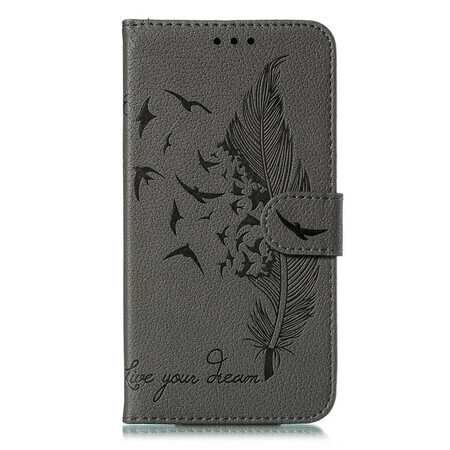 Xiaomi Redmi Note 8 Custodia in similpelle Vivi il tuo sogno