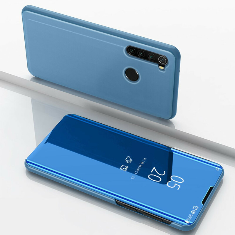 Visualizza Cover XIaomi Redmi Note 8 Specchio e Simiii Pelle