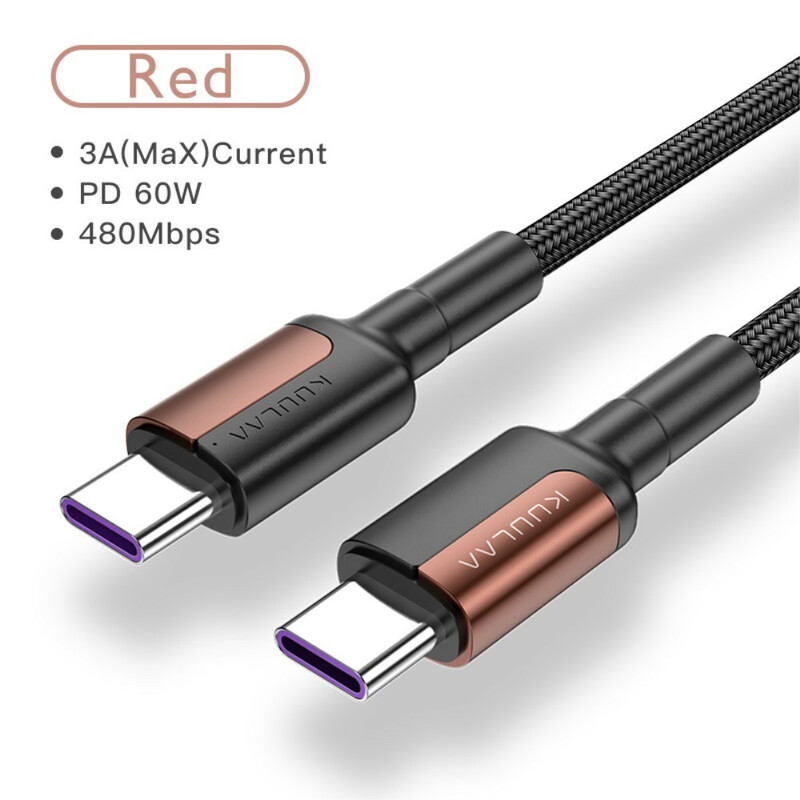 Cavo di ricarica da USB-C a USB-C 60W KUULAA