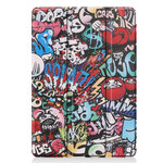 Custodia smart per iPad 10,2" (2019) similpelle Graffiti Fun