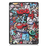 Custodia smart per iPad 10,2" (2019) similpelle Graffiti Fun