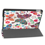 Custodia smart per iPad 10,2" (2019) in similpelle floreale Vintage