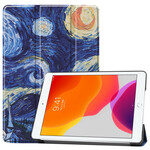 Custodia smart per iPad 10,2" (2019) similpelle Van Gogh