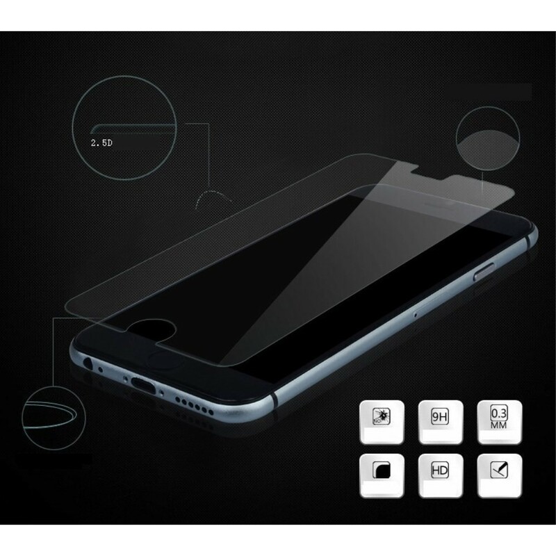 Protezione in vetro temperato trasparente per iPhone 6 Plus/6S Plus