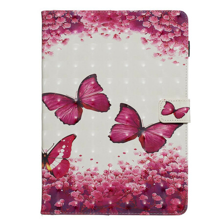 Cover per iPad 10,2" (2019) Farfalle rosse