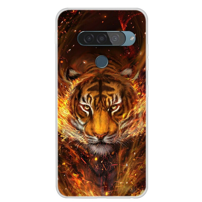 Custodia LG G8S ThinQ Fire Tiger