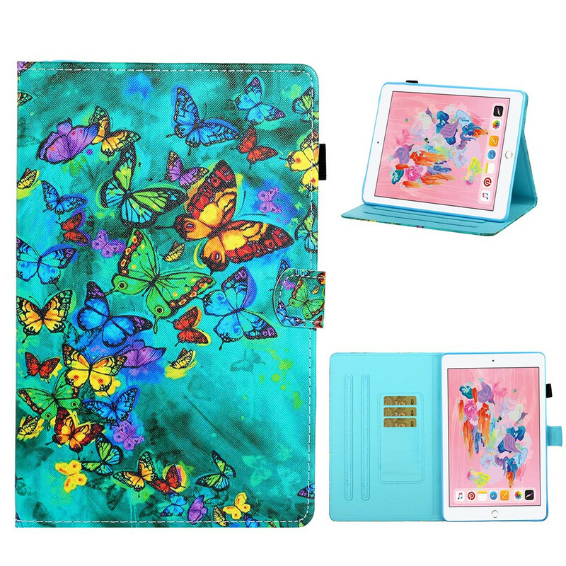 Cover per iPad 10,2" (2019) / iPad Pro 10,5" Volo di farfalle