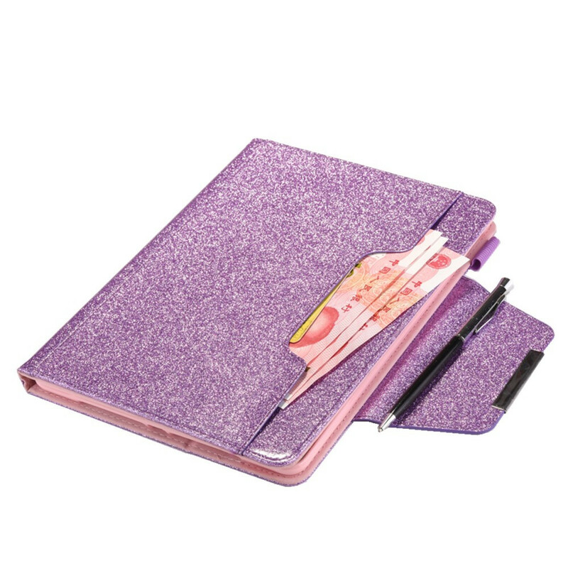 Cover per iPad 10,2" (2019) Glitter Silver Clasp