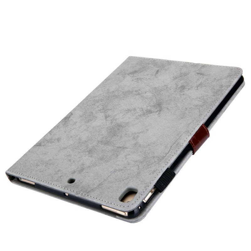 Cover per iPad 10,2" (2019) in similpelle stile marmo