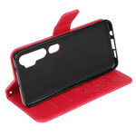 Xiaomi Mi Note 10 Custodia con cinturino con albero e gufo