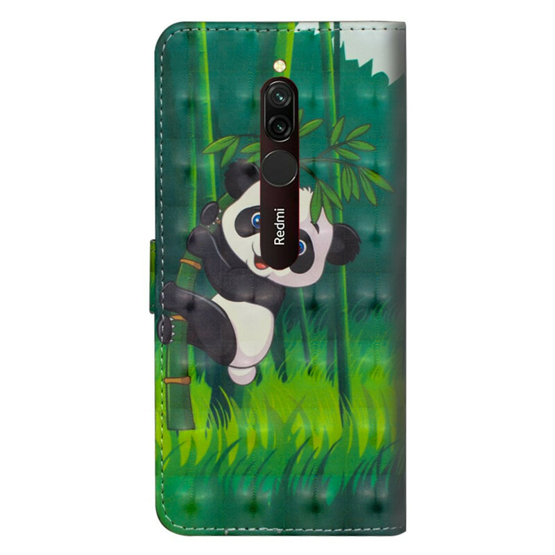 Xiaomi Redmi 8 Panda e cover in bambù