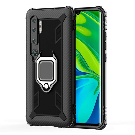 Xiaomi Mi Note 10 Anello e cover in fibra di carbonio