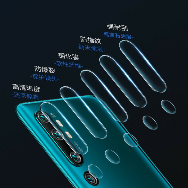 Xiaomi Mi Note 10 Protezione lente in vetro temperato