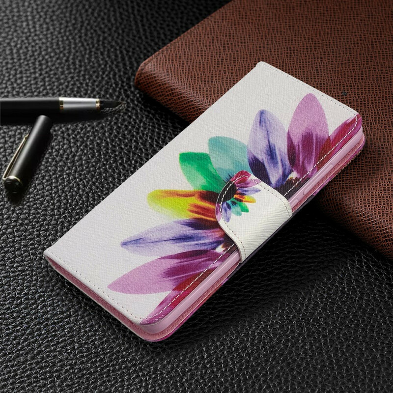 Xiaomi Redmi 8 Custodia con fiori acquerellati
