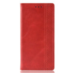 Flip Cover Xiaomi Redmi 8 Vintage effetto pelle elegante