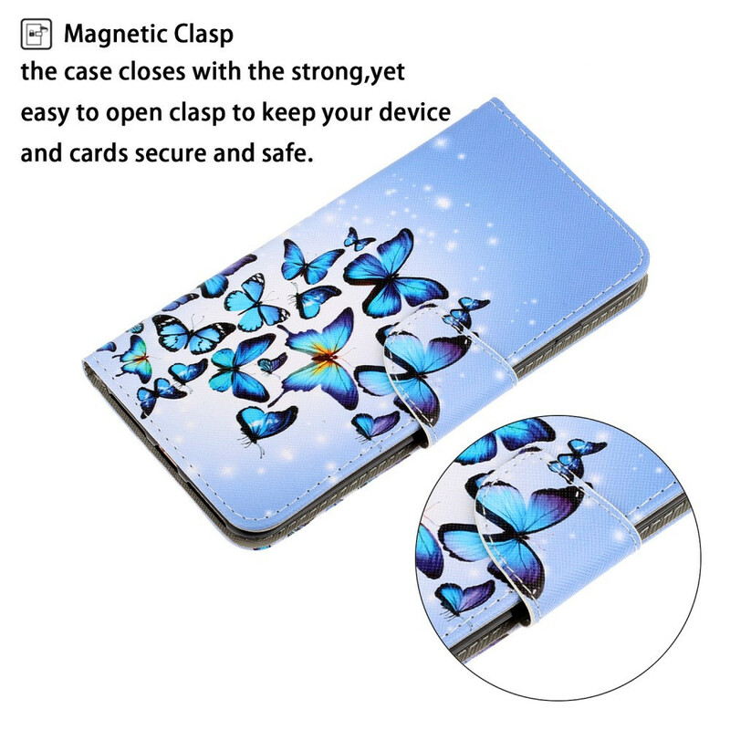 Custodia Xiaomi Redmi 8 Strap Butterfly Variations
