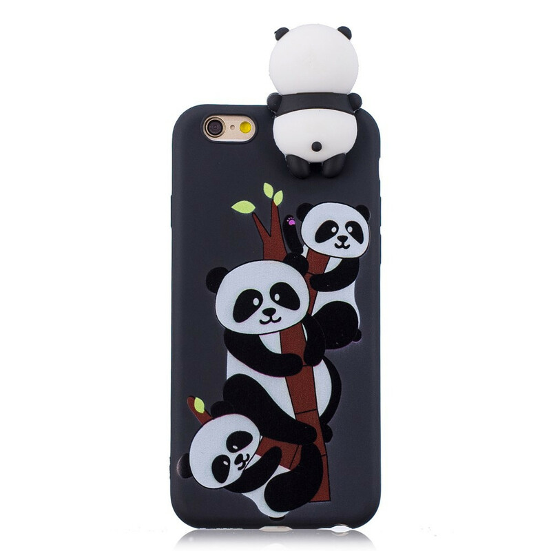 Custodia per iPhone 6/6S Eric il Panda 3D