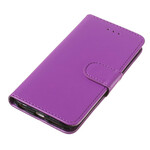 Custodia in pelle per iPhone 6/6S colore puro con cinturino