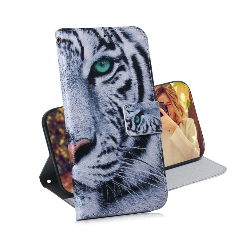 Custodia per Samsung Galaxy A51 Tiger Face
