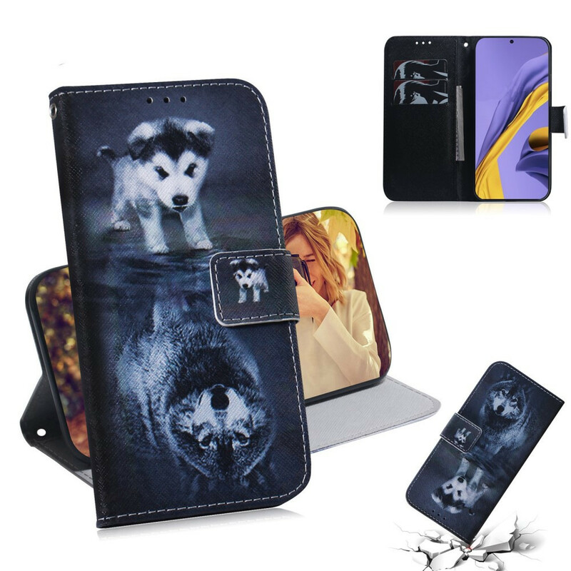 Samsung Galaxy A51 Custodia Ernesto The Wolf