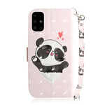 Custodia Samsung Galaxy A51 Panda Love Strap