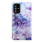 Custodia per Samsung Galaxy A51 Watercolour Wolf