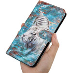 Custodia per Samsung Galaxy A51 Tiger in the Water