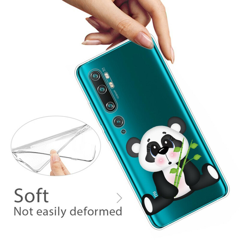 Xiaomi Mi Note 10 Custodia trasparente Sad Panda