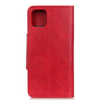 Samsung Galaxy Note 10 Lite finta cover in pelle a bottone