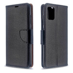 Samsung Galaxy A51 Custodia Lychee Oblique Flap