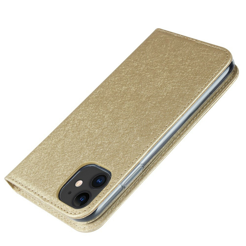 Flip Cover iPhone 11 stile pelle morbida con cinturino