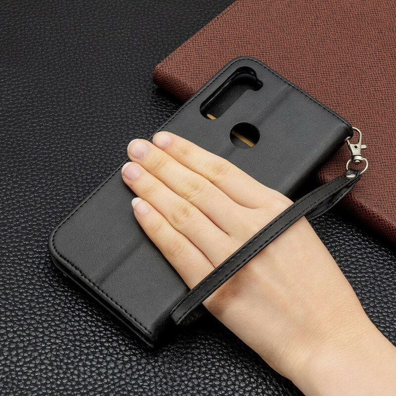 Xiaomi Redmi Note 8T Custodia liscia con patta obliqua