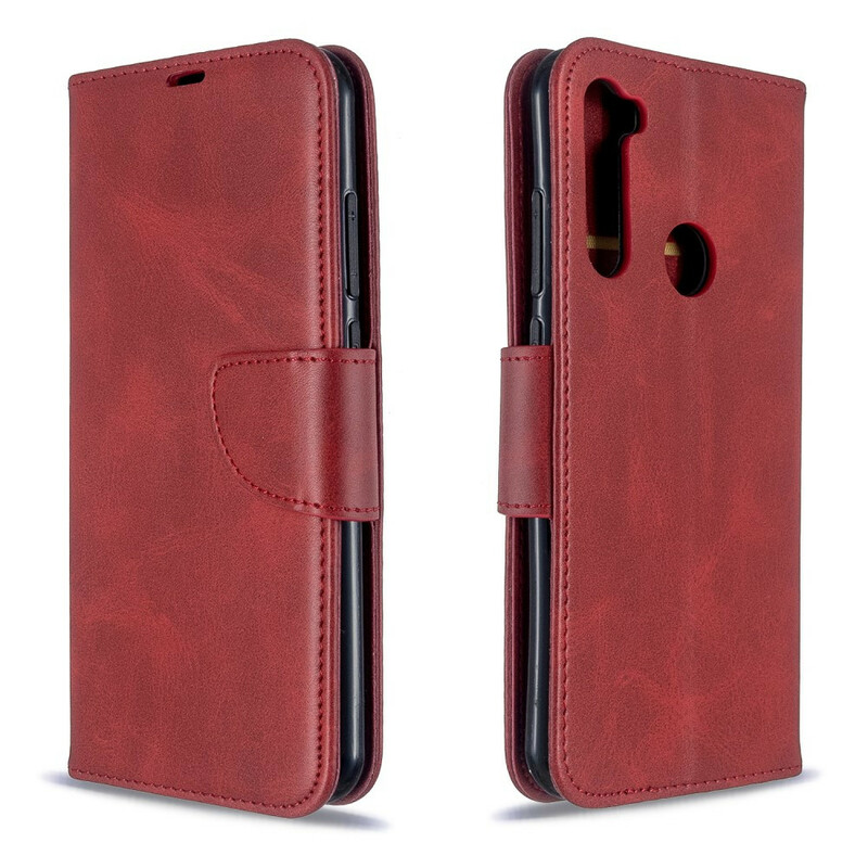 Xiaomi Redmi Note 8T Custodia liscia con patta obliqua